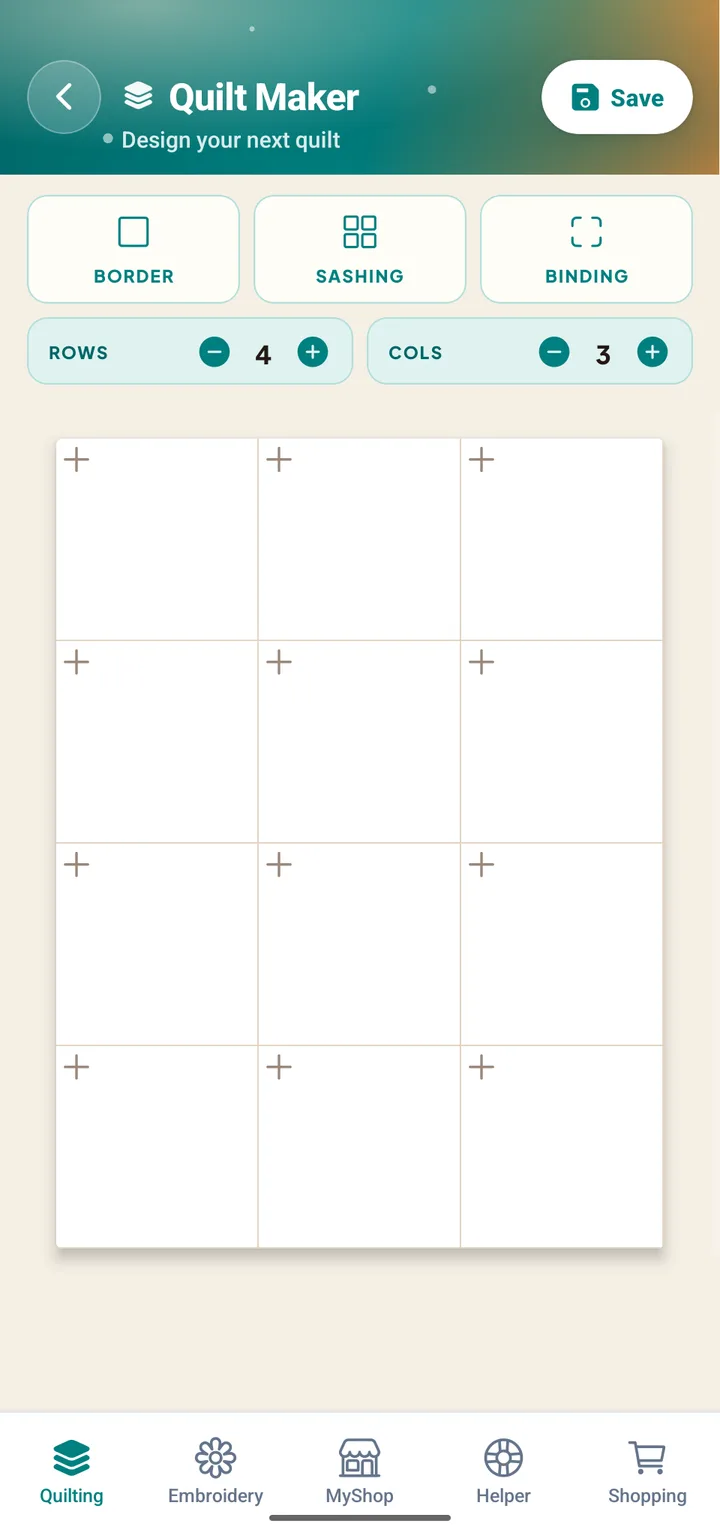 Quilt Maker canvas